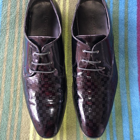 Louis Vuitton Men Black Patent Lace-up (US 8) main image 4